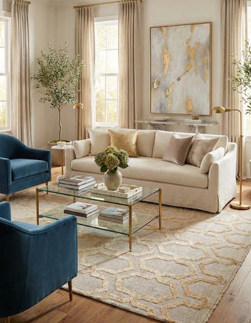 4' 10 x 7' 10 Hand Knotted Darya Rug