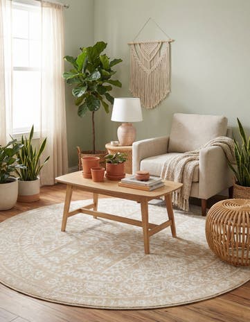 7' x 7' Oxford Round Rug