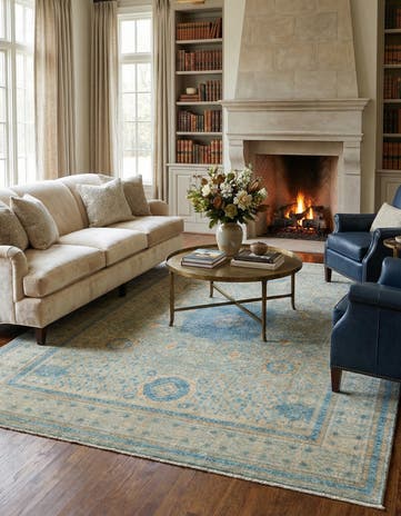 7' 10 x 9' 8 Hand Knotted Amina Rug