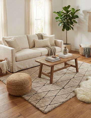 4' 1 x 6' 1 Atlas Moroccan Wool Rug
