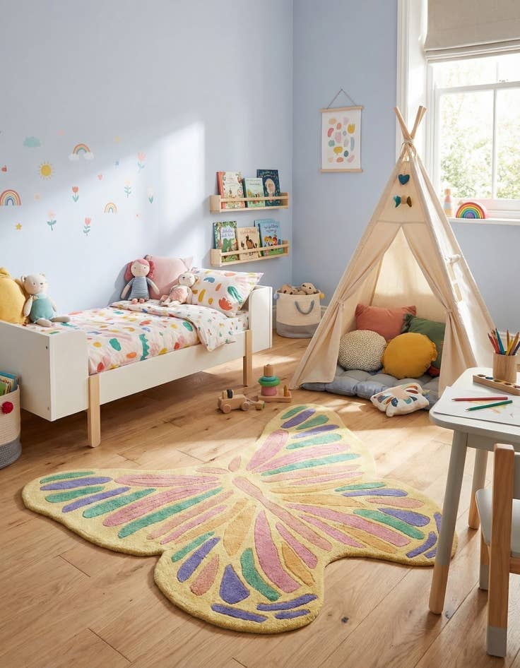 Detail image of 3' 4 x 3' 11 Playtime Kids Wool Freeform Rug