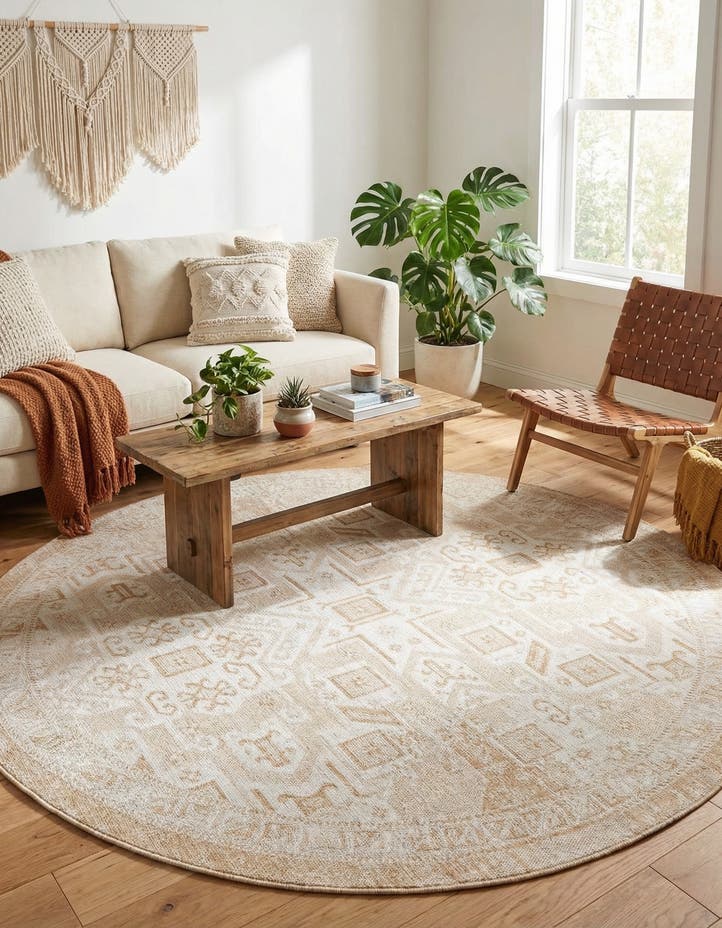 7' 10 x 7' 10 Easy-Clean Aztec Indoor / Outdoor ...