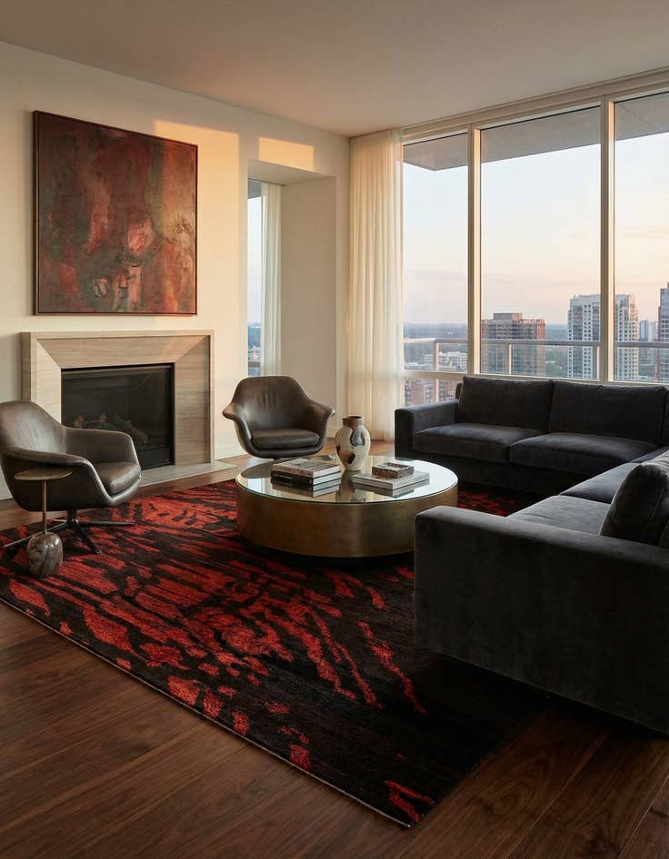 Detail image of  7' 4 x 9' 8 Luribaft Wool Rug