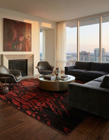 7' 4 x 9' 8 Luribaft Wool Rug