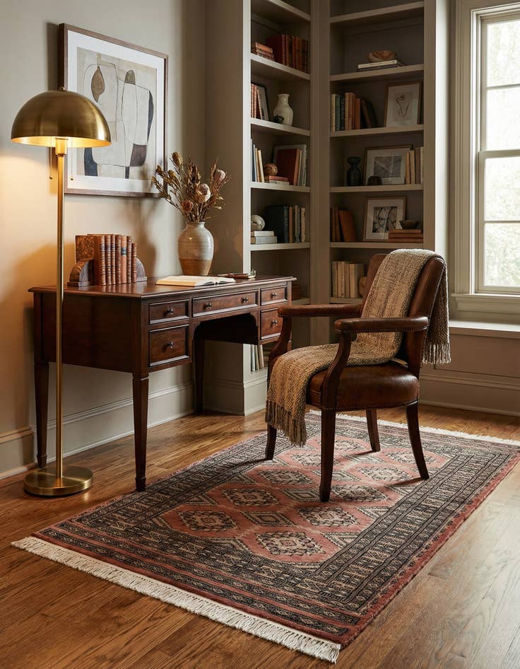 Detail image of 3' 2 x 5' Hand Knotted Bokhara Oriental Rug