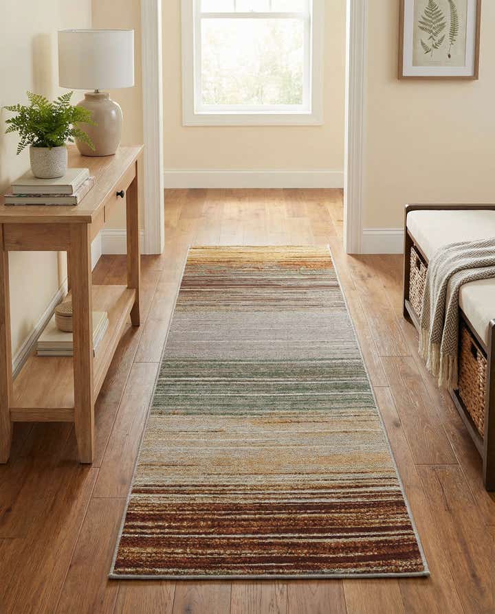 2' x 6' Easy-Clean Modern Indoor / Outdoor Runner Rug