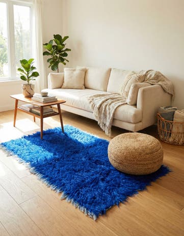 2' 8 x 4' 9 Hand Knotted Moroccan Wool Runner Rug