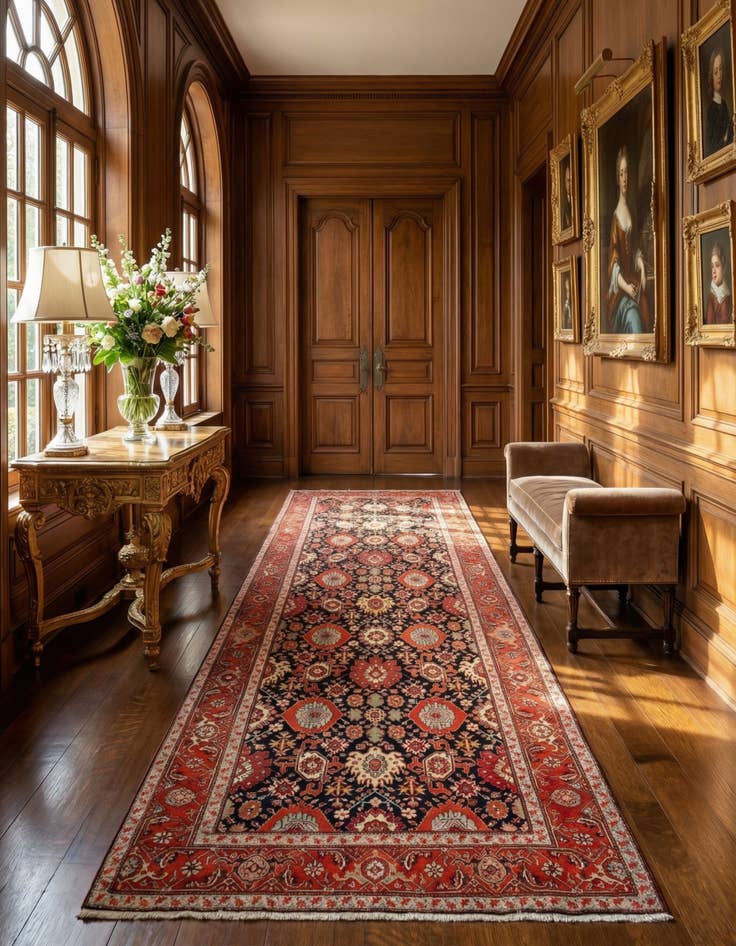 Detail image of 6' 4 x 16' 1 Kazak Runner Rug