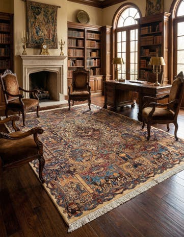 9' 9 x 12' 9 Kashmar Wool Rug