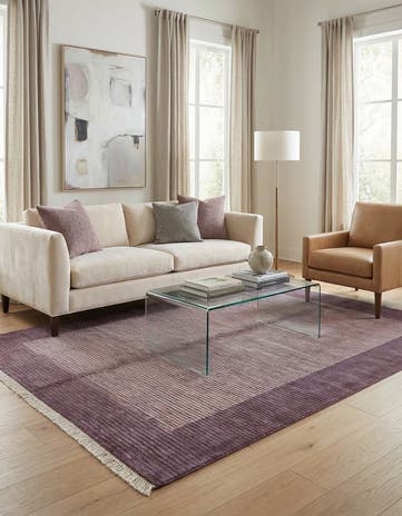 4' 11 x 6' 7 Hand Knotted Darya Wool Rug