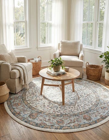 5' 3 x 5' 3 Nyla Round Rug