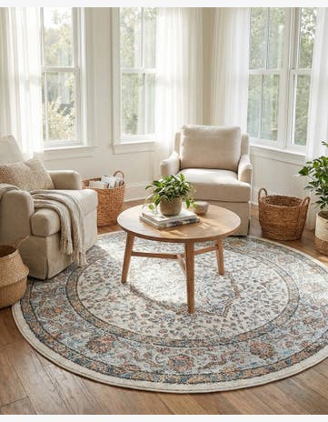 5' 3 x 5' 3 Nyla Round Rug