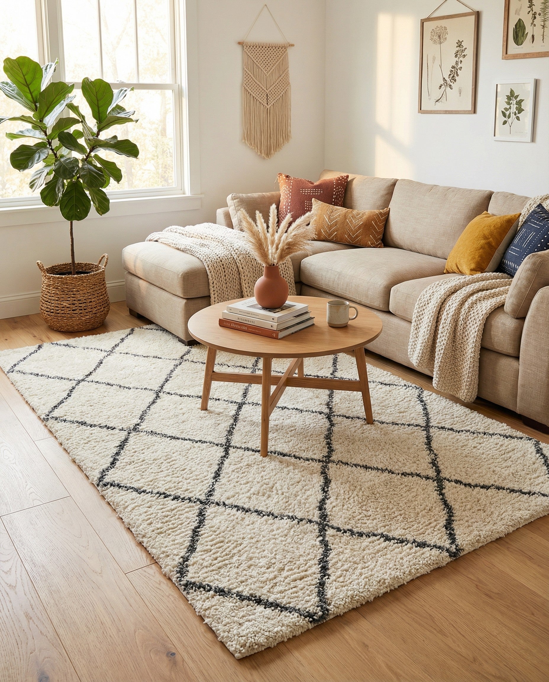  5' x 8' Moroccan Shag Rug