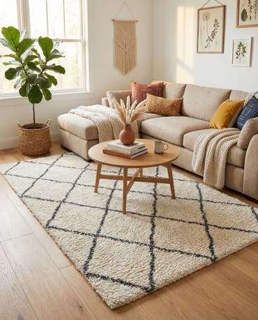  5' x 8' Moroccan Shag Rug