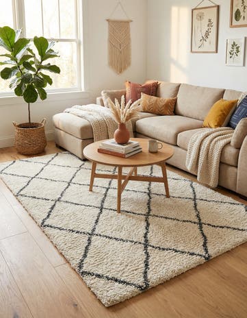 5' x 8' Moroccan Shag Rug