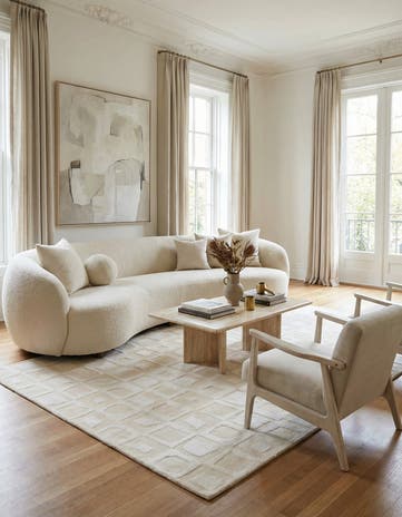 5' 9 x 8' 2 Hand Knotted Darya Wool Rug