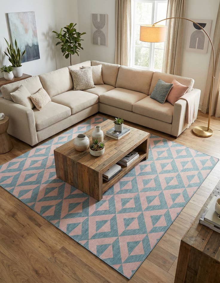 Detail image of 10' 8 x 10' 8  Washable Jill Zarin Napa Indoor / Outdoor Square Rug