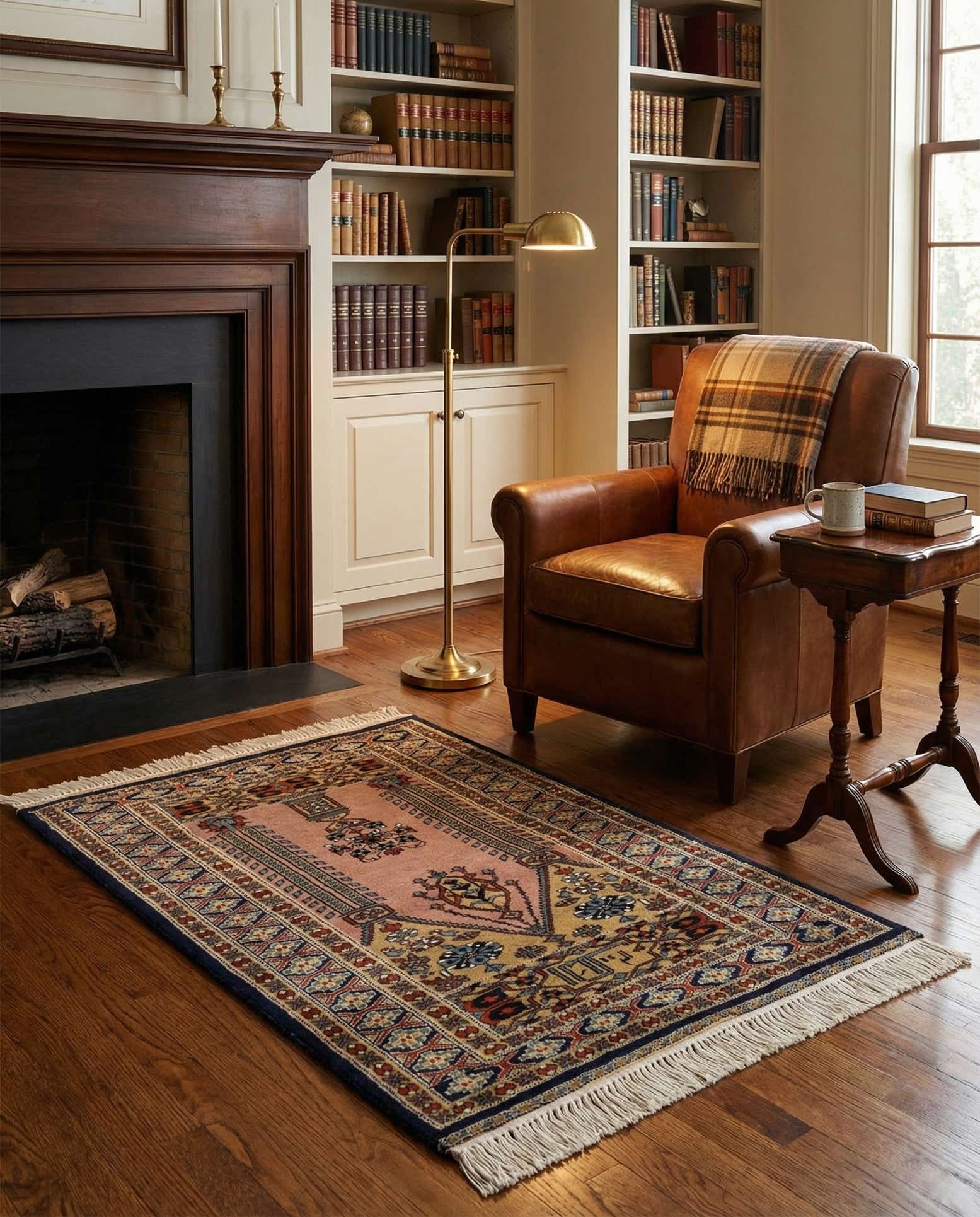 2' 9 x 4' 2 Hand Knotted Bokhara Oriental Wool Rug