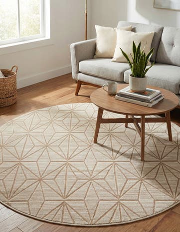 Jill Zarin 4' x 4' Uptown Round Rug