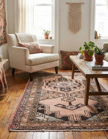 2' 8 x 4' 3 Hand Knotted Ultra Vintage Persian Wool Rug