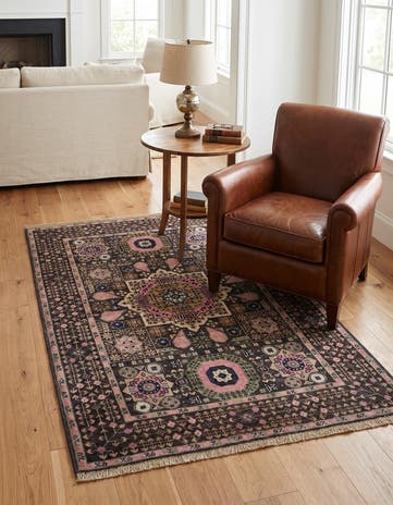 3' 5 x 4' 11 Hand Knotted Mamluk Ziegler Rug