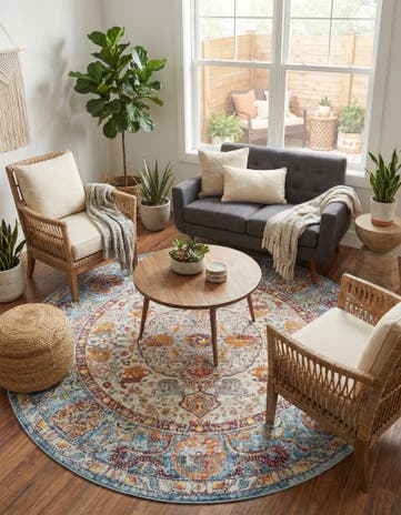 8' x 8' Santiago Round Rug