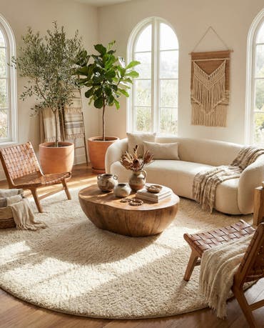  10' x 10'  Hand Woven Haka Deluxe Shag Round Rug