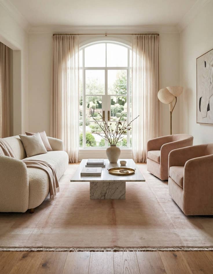 Detail image of 9' 10 x 13' 1  Hand Knotted Darya Wool Rug