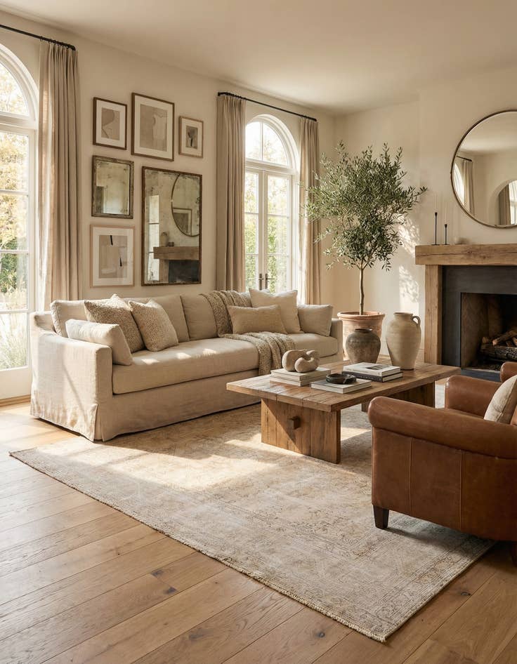 Detail image of  8' x 11' 5  Hand Knotted Ultra Vintage Persian Wool Rug