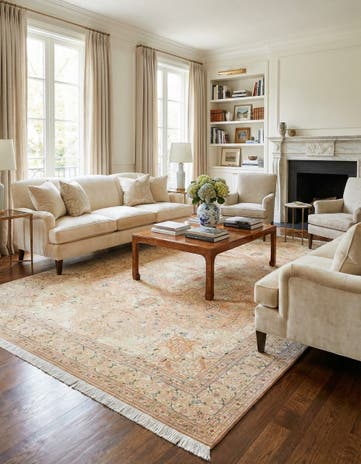 6' 7 x 10' Hand Knotted Tabriz Persian Rug