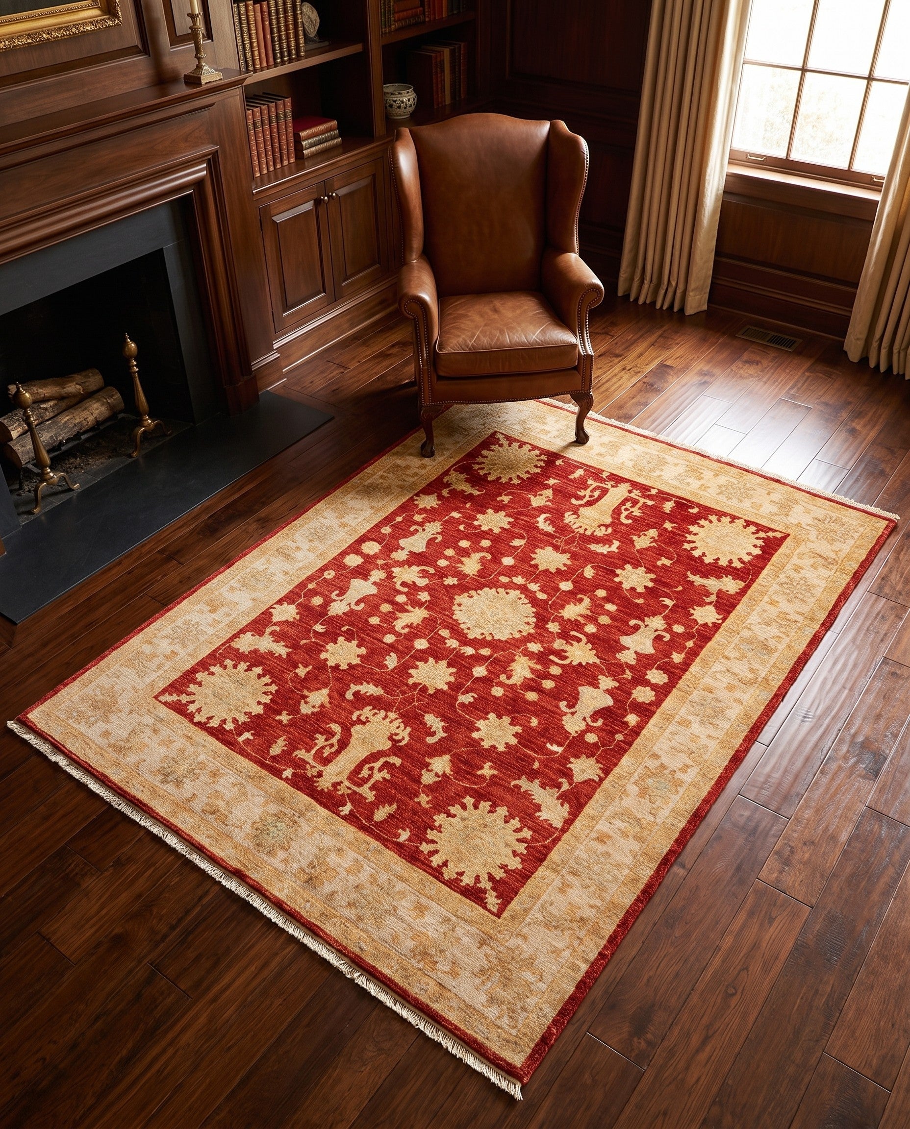 4' 11 x 6' 6 Kaizar Wool Rug