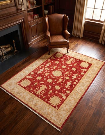 4' 11 x 6' 6 Kaizar Wool Rug