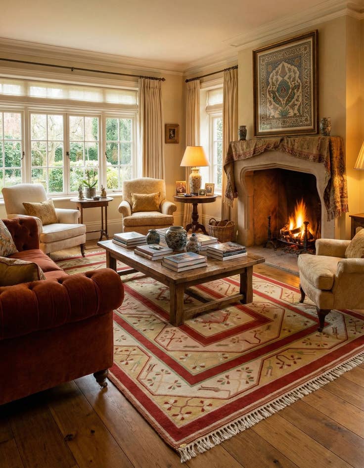 Detail image of 7' 2 x 10' 9  Hand Knotted Anatolian Oriental Wool Rug