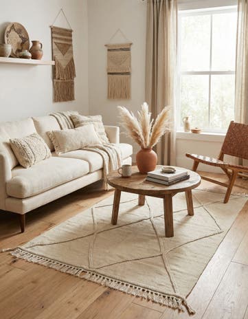 3' 3 x 4' 10 Hand Woven Kilim Modern Wool Rug
