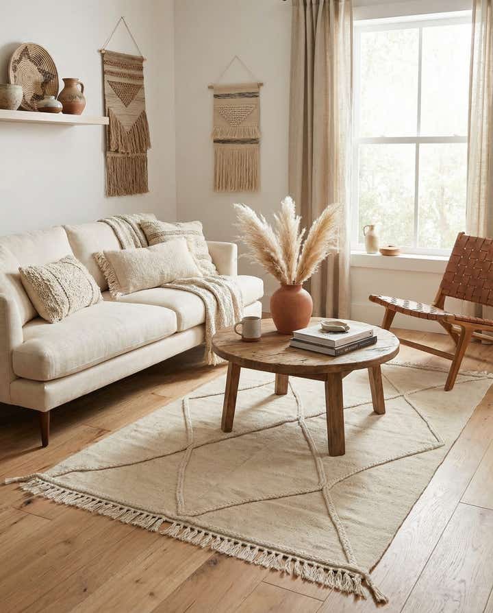 3' 3 x 4' 10 Hand Woven Kilim Modern Wool Rug