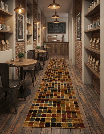 2' 7 x 12' Cafe Runner Rug