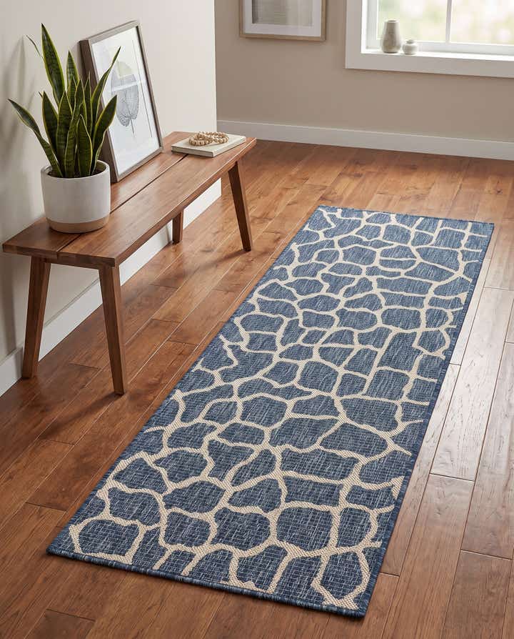 2' x 6' Easy-Clean Safari Indoor / Outdoor Runner Rug