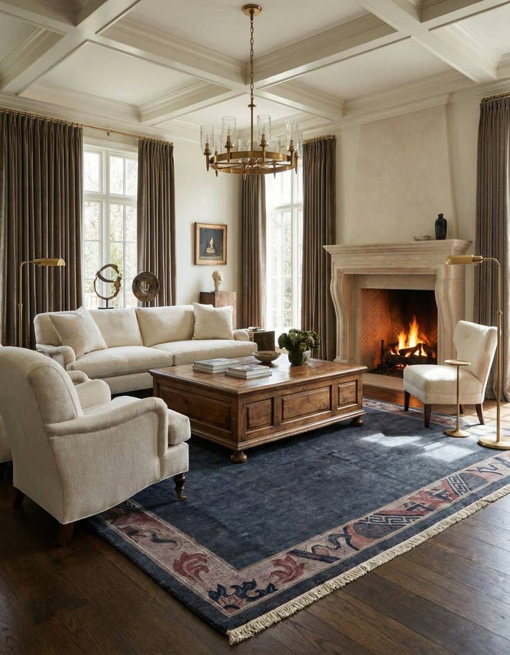 Detail image of 8' 5 x 12'  Hand Knotted Nepal Wool Rug