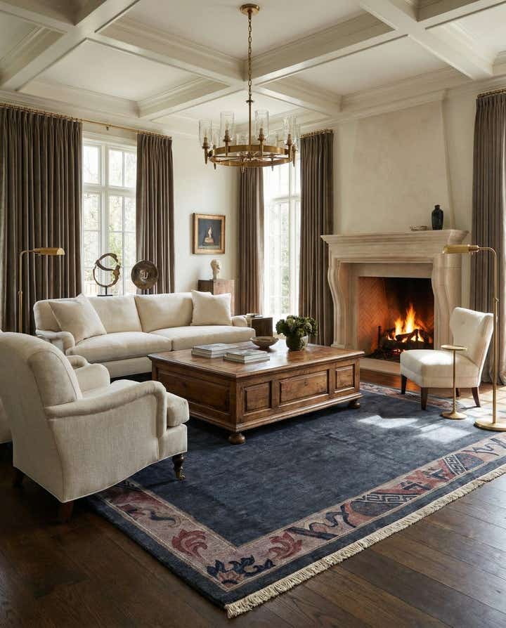 8' 5 x 12' Hand Knotted Nepal Wool Rug