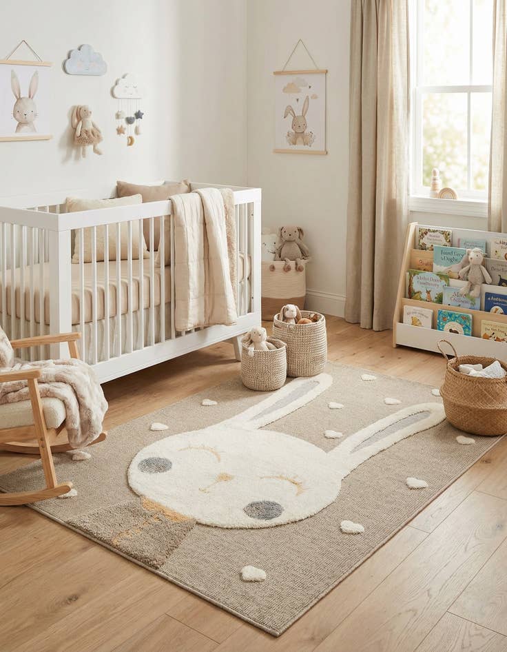 Detail image of 5' x 7' Whimsy Kids Rug