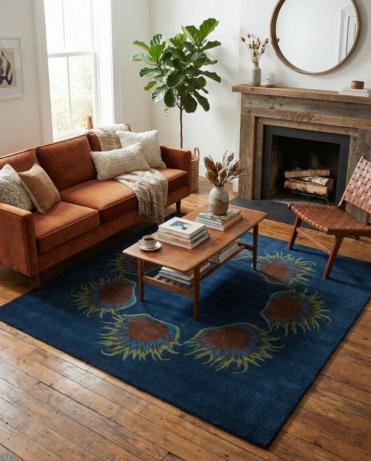 Detail image of 7' 6 x 7' 7 Agra Square Rug