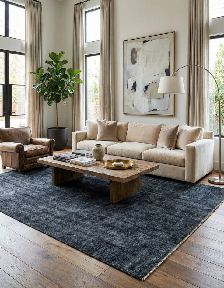 Detail image of 9' 2 x 12' 9  Hand Knotted Ultra Vintage Persian Wool Rug