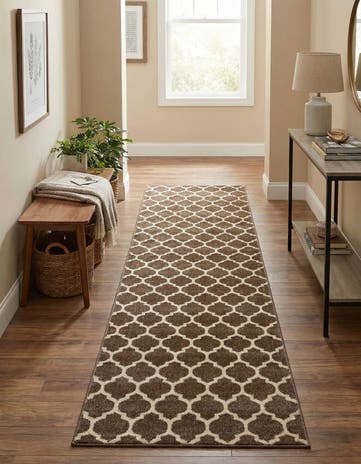 2' 7 x 10' Lattice Runner Rug