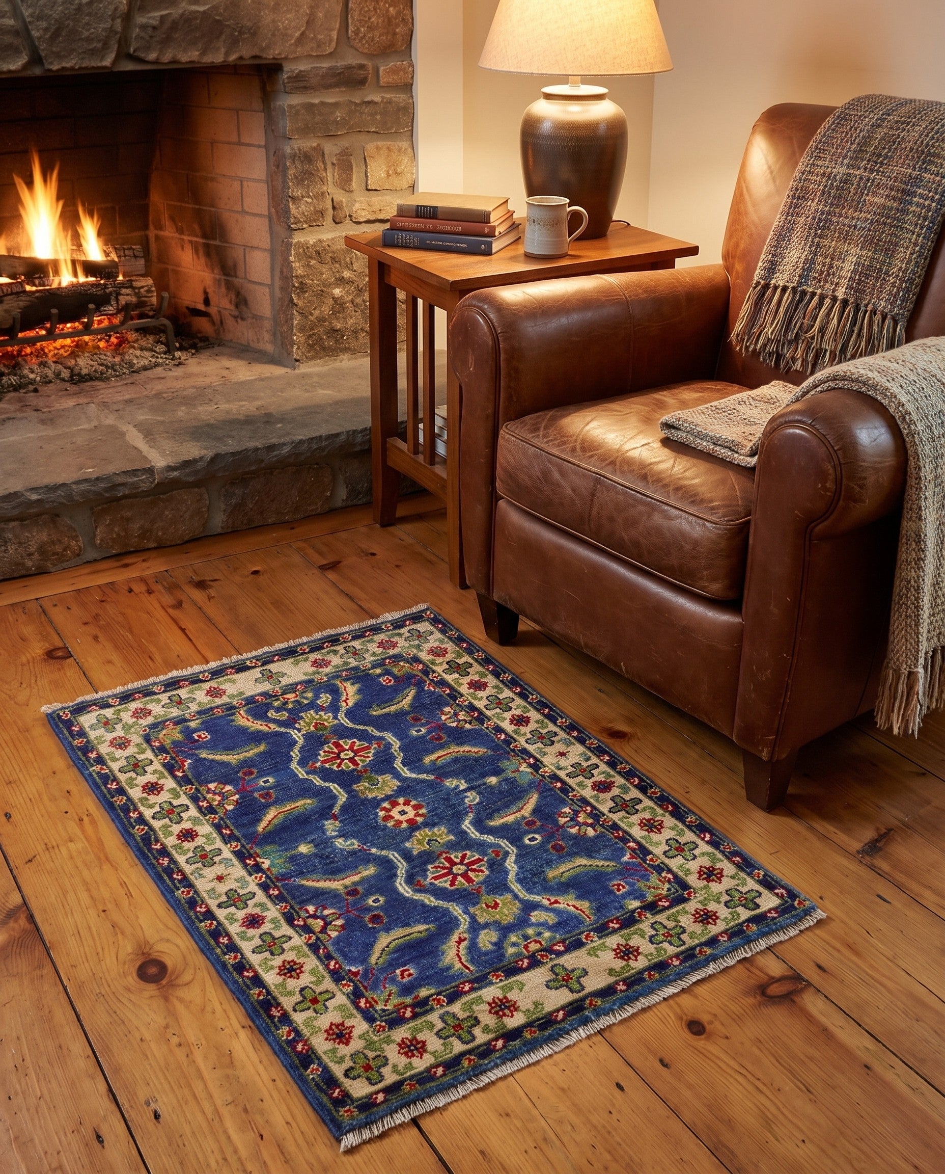 2' 2 x 3' Hand Knotted Kazak Rug