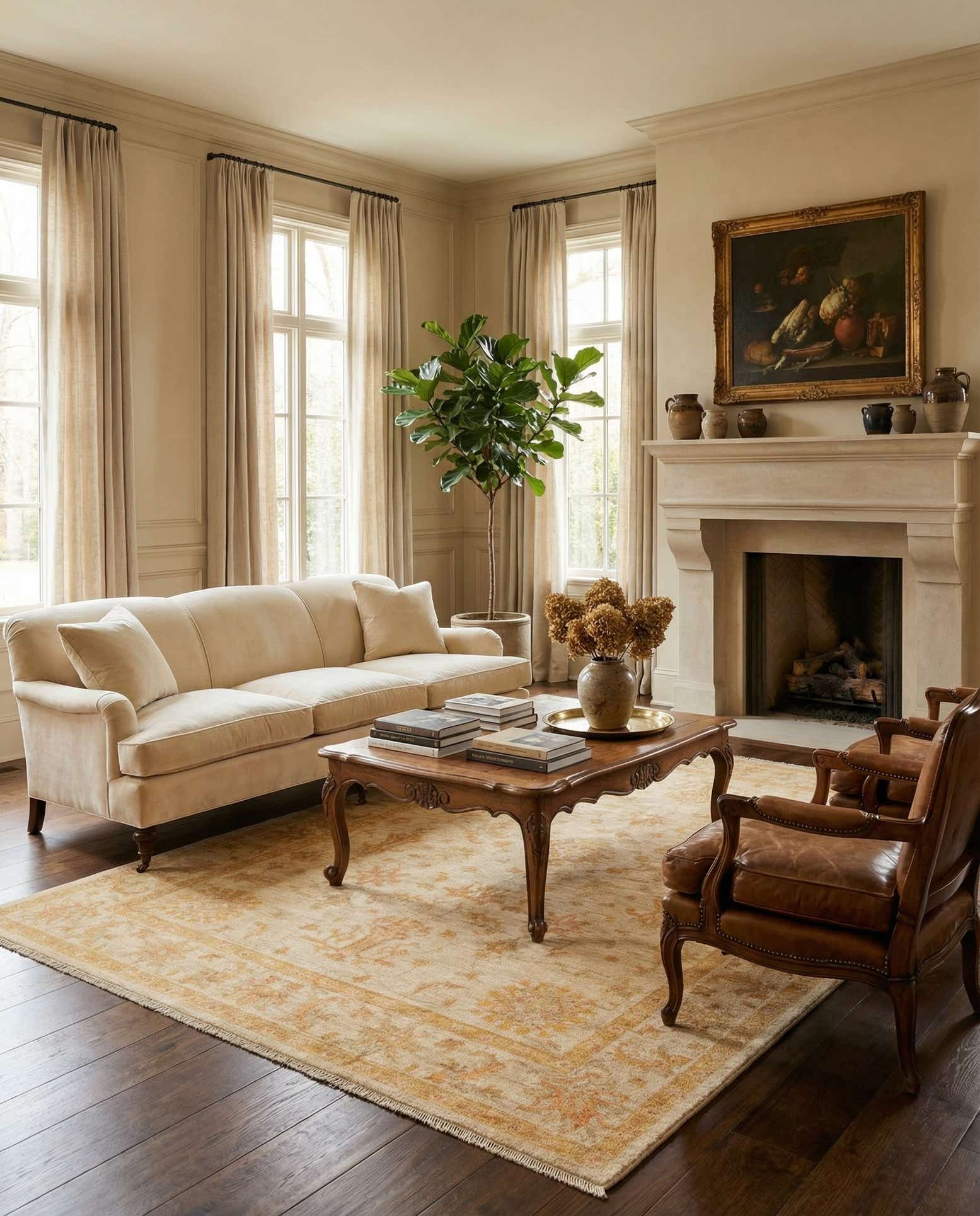 5' 7 x 7' 10 Ziegler Wool Rug