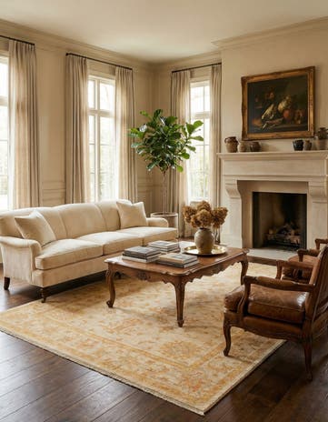 5' 7 x 7' 10 Ziegler Wool Rug
