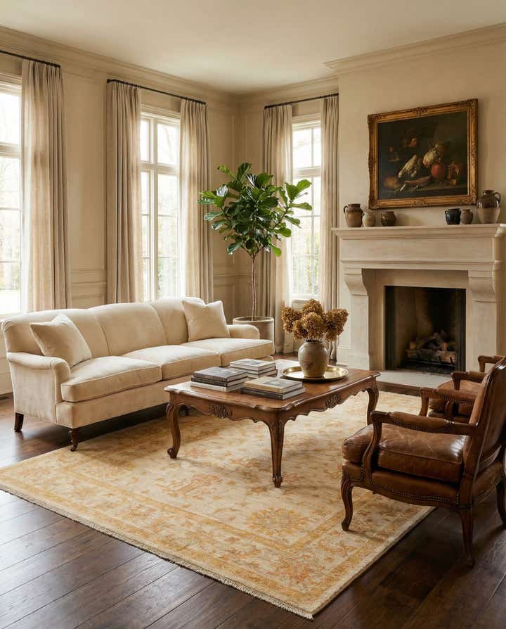 5' 7 x 7' 10 Ziegler Wool Rug