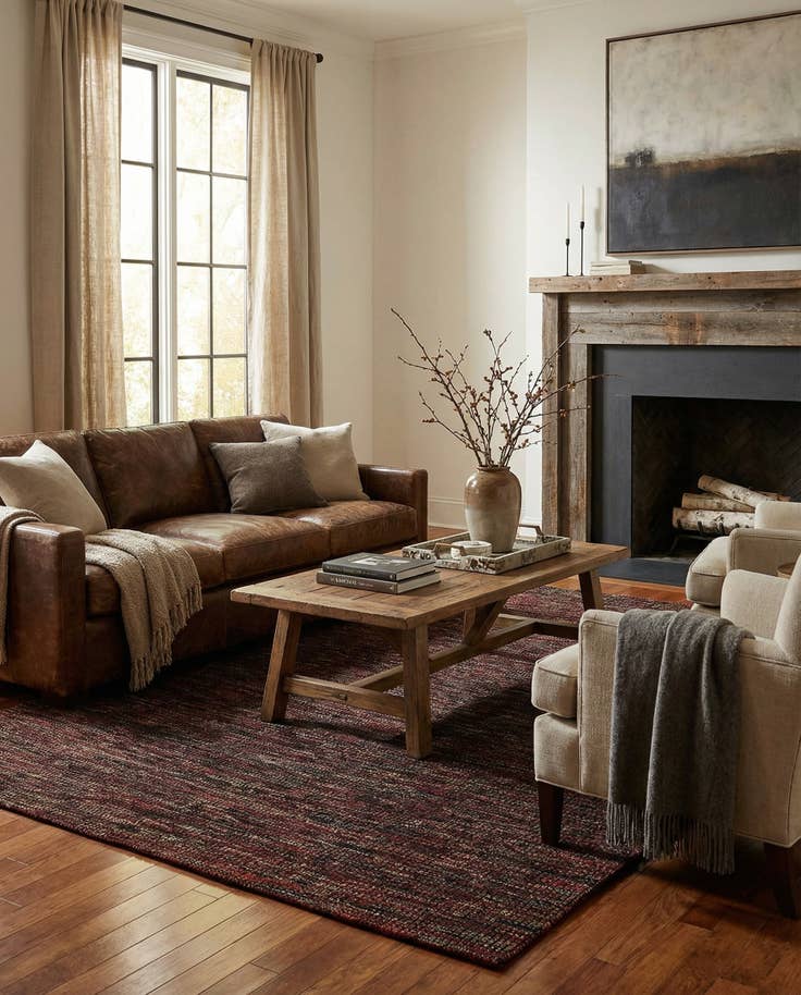 Detail image of 6' 4 x 10' 6 Hand Knotted Darya Wool Rug