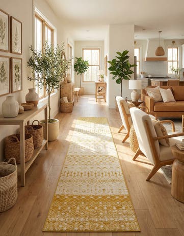 3' 3 x 16' 5 Moroccan Trellis Runner Rug