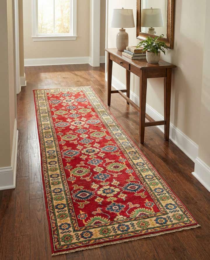2' 8 x 9' 8 Hand Knotted Kazak Runner Rug